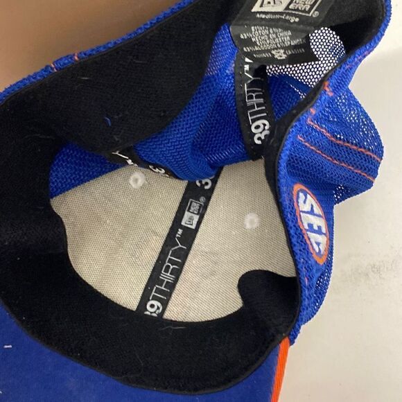 New Era Men's Florida Gator Blue/Orange/White Mesh Trucker Cap Size M-L - Picture 11 of 12